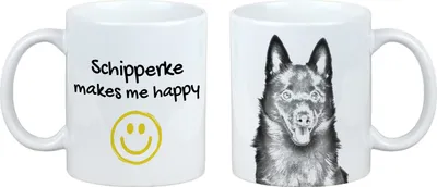 Image de Schipperke - Tasse avec chien, tasse joyeuse pour les amoureux des chiens, cadeau personnalisé de la marque Art-Dog