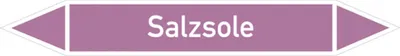 Produktbild von Dreifke® Rohrleitungsetikett, Salzsole | Folie selbstklebend | 270x37 mm, 1 Stk