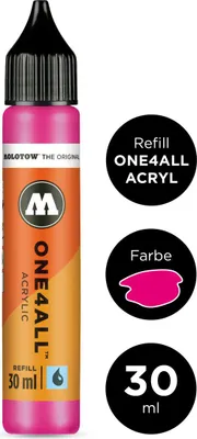Produktbild von Molotow Nachfüllflasche ONE4ALL ACRYLIC 30ml, Nr. 217, neonpink