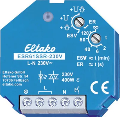 Immagine prodotto di Eltako Stromstoß-Schalter Unterputz ESR61SSR-230V 1 Schließer 230 V 400 W 1 St. (61100003)