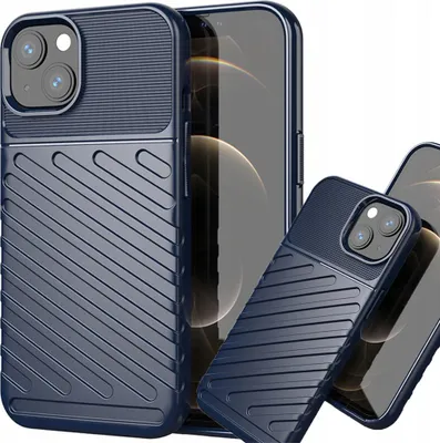 Immagine prodotto di Thunder Case Custodia blindata flessibile per Iphone 13 Mini Blu
