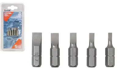 Produktbild von 5-teiliger Flachbit-Satz aus CrMoV