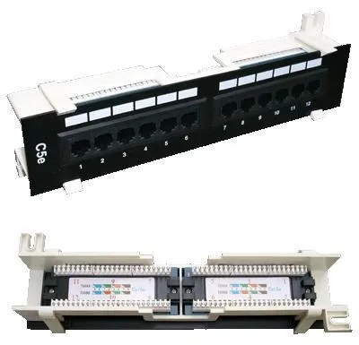 Imagen del producto de Caja de conexión DATACOM, UTP, 12 puertos, categoría CAT5E, color