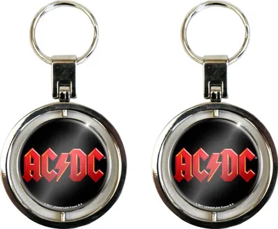 Obrázek produktu pro AC/DC - Přívěsek na klíče s logem RO7125 (jedna velikost) (černá/červená)