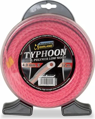 Produktbild von Garland Typhoon Trimmerfaden 32 M 4.0 Mm Rosa Rosa One Size