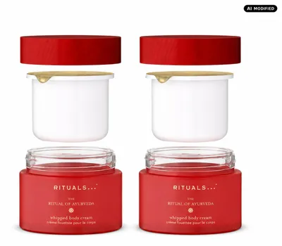 Produktbild von Rituals The Ritual Of Ayurveda Body Cream Refill 2er Set, KI-generiertes Bild