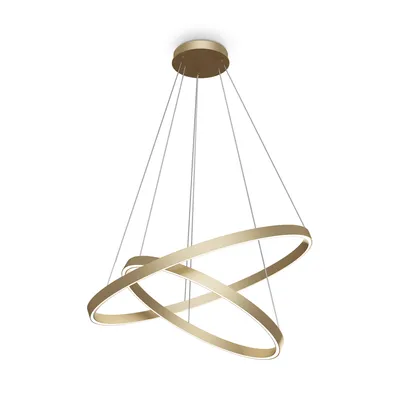 Produktbild von Maytoni Rim LED Pendelleuchte, Hängeleuchte 88W Messing Neutralweiss