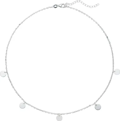 Produktbild von Collier Halskette 925 Sterling Silber diamantiert 44 cm Kette Silberkette