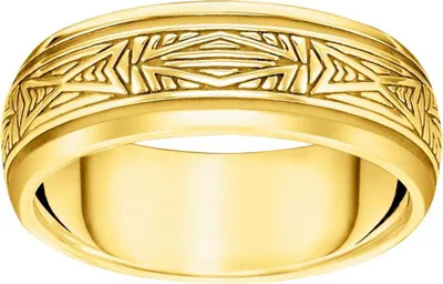 Image de Thomas Sabo - TR2277-413-39-62 - Bague - Unie - Argent 925 - Rebel at Heart - Largeur 62