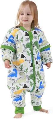 Imagen del producto de Saco de dormir para bebé con mangas, de 3,5 tog, de 105-115 cm, ideal para el sueño del bebé