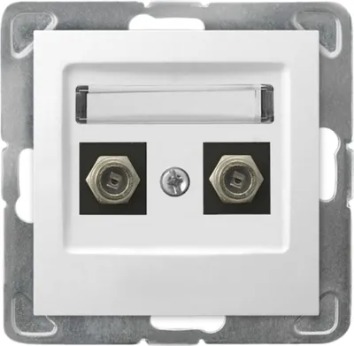 Zdjęcie produktu dla Ospel GPA-2YF/m/00, Biały, IP20, 71 mm, 38 mm, 71 mm, 52 g