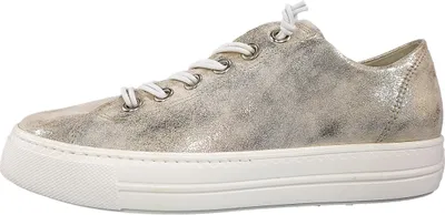 Produktbild von Paul Green  Damenschuhe Schnürschuhe Sportive Sneaker Silber Freizeit, Schuhgröße:EUR 41 | UK 7