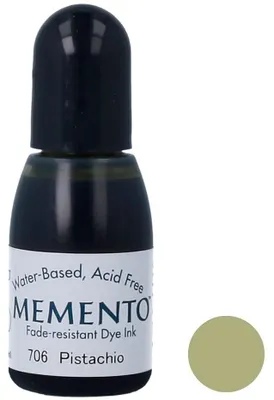 Stempelkissen-Nachfülltinte 15 ml, Grün, Pistazie