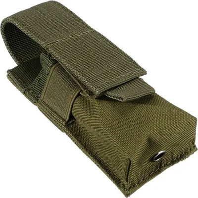 Produktbild von Taschenlampentasche, wasserdicht, 600D-Nylongewebe, MOLLE-System, strapazierfähig, für Outdoor-Wanderungen und Rucksackreisen, Taschenlampe, EDC-Werkzeughalter
