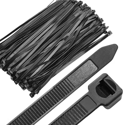 Obrázek produktu pro Verk 11300 Vázací pásek 3,6 x 200 mm, černá, balení 100 ks