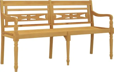 Produktbild von Batavia-Sitzbank 150 cm Massivholz Teak