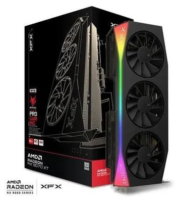 Immagine prodotto di Graphics card. XFX Mercury RX 9070XT OC RGB 16