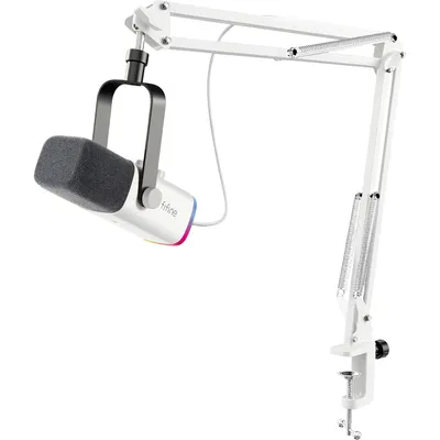 Image de FIFINE Microphone XLR Streaming avec bras pour podcast studio USB Dynamic Microphone