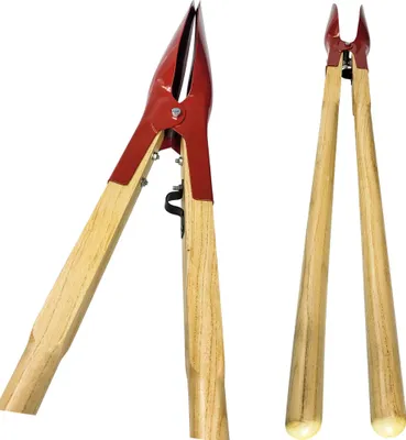 Immagine prodotto di Scavatrice di buche extra leggera tipo talpa laccata rossa con 2 manici in legno di alta qualità Scavatrice di buche Vanga di buche Pala di buche Scavatrice a mano Escavatore a mano