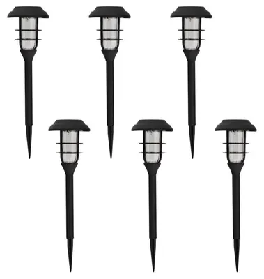 Obrázek produktu pro Vergionic 2375 Zahradní solární lampa, 33 cm, 600 mAh, 6 ks
