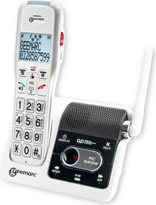 Produktbild von Geemarc AmpliDECT 595 ULE schnurloses verst„rktes 50 dB Schwerh”rigentelefon - mit der Gegensprechanlage kompatibel - Deutsche Version