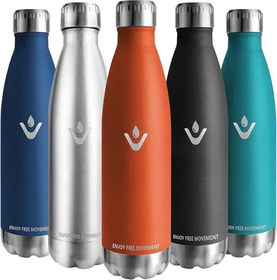 Obrázek produktu pro Termoska 750 ml – odolná kovová láhev na pití do školy, na sport a do přírody