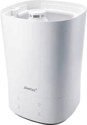A white humidifier is shown against a white background.