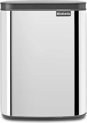 Obrázok produktu pre Brabantia Bo Waste Bin - 7 l - Rechteckig - Stahl - Schwarz - Stahl - Stahl - Manuell (22 29 62)
