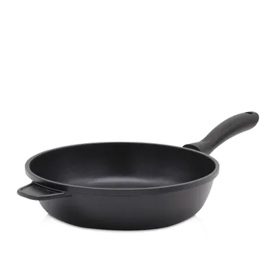 Produktbild von Karl Krüger 21624 Aluguss-Pfanne Leipzig - Bratpfanne mit hochwertiger Antihaft-Versiegelung - 24 cm, tief