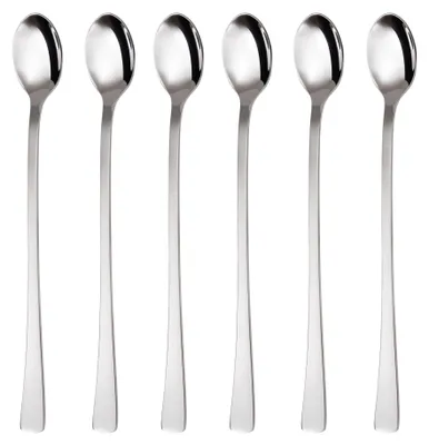 Productafbeelding van Gräwe® 6 lange roerlepels, 22 cm, van roestvrij staal, serie WÜRZBURG