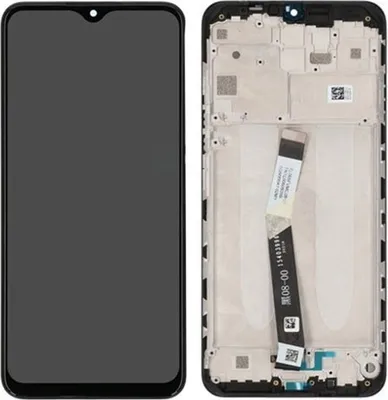 Produktbild von Original Xiaomi Redmi 9 LCD Display Touchscreen Bildschirm Rahmen Schwarz & Werkzeug