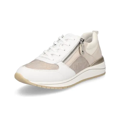 Produktbild von Remonte Damen Leder Sneaker rosa weiß