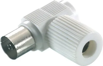 Produktbild von ViVanco™48/00 08, F-Typ, F-Typ, Weiblich, Weiblich, 90°, Weiß