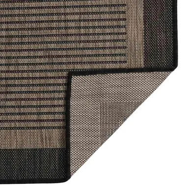 Imagen del producto de alfombra exterior vidaXL, tejido plano, 80x250 cm, marrón oscuro