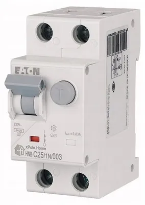 Obrázek produktu pro EATON Diferenciální jistič s nadproudovou ochranou 2P B16A AC