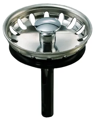 Produktbild von Edelstahl-Siebkörbchen für Teka Spüle mit 1 1/2 Zoll ohne Excenter Schmutzsieb Siebkorb - Durchmesser 54 mm