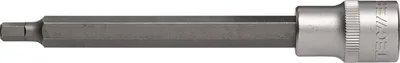 Produktbild von Steckschlüsseleinsatz 1/2 Zoll Innen-6-kant SW 6mm L.140mm TECWERK