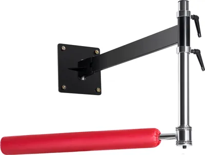 Image de SucceBuy Support mural réglable Boxe Bar avec gants - Red Reflex Speed Trainer pour kickboxing, MMA, fitness & réduction du stress Appareils d'entraînement