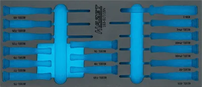 Produktbild von Hazet 2-Komponenten Weichschaumeinlage 163-517LN, (LxB) 392 x 172 mm