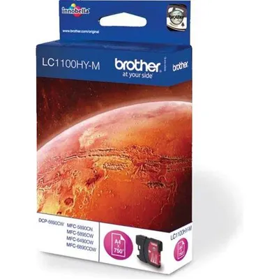 Obrázok produktu pre Brother LC-1100HYMBP, Purpurová, Atrament na pigmentovej báze, 1 kusov