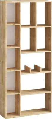 Produktbild von CALICOSY -  Bücherregal mit 12 Fächern Nachbildung Saphir-Eiche H170 cm – DEMIOS