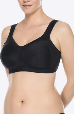 Produktbild von Ulla | Kate Sport-BH ohne Bügel Schwarz - Schwarz / 105G | Shapewear & Mieder