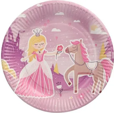 Produktbild von PAPSTAR Papp-Teller "Fairytale Princess" rund 230 mm