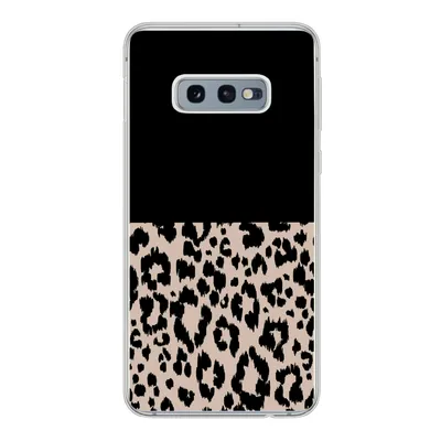 Produktbild von MuchoWow® Handyhülle Schutzhülle Hülle für Samsung Galaxy S10e Panther Druck - Tiere - Schwarz Silikon Softcase Handy Hülle - Handy