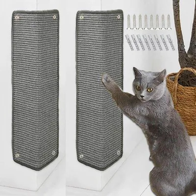 Produktbild von Sisal Katzenbeschutzung - Schutzunterlage für Haustiere, 60 × 25 cm, Grau