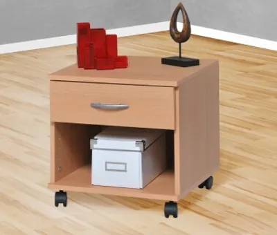 Produktbild von Rollcontainer Bürocontainer Schubcontainer Nachtschrank buche