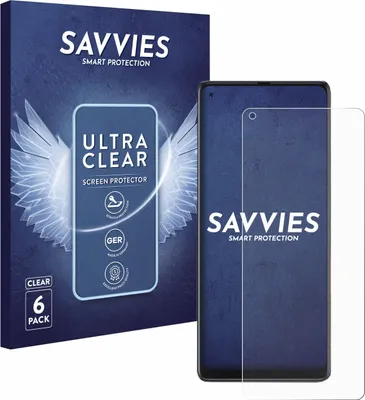 Produktbild von 6x Für Cubot Max 3 Schutzfolie Savvies Displayschutz Display Schutz Folie Klar Transparent