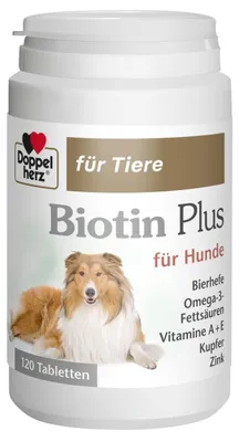 Productafbeelding van Doppelherz voor dieren, Biotine Plus tabletten voor honden, 120 stuks
