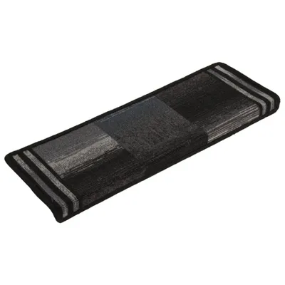 Zdjęcie produktu dla Samoprzylepne nakładki na schody 15 szt. 65x21x4cm czarno-szare