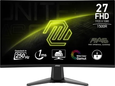Produktbild von MSI MAG 27C6X Curved Gaming TFT 27" FHD VA 250Hz 4ms HDMI DP